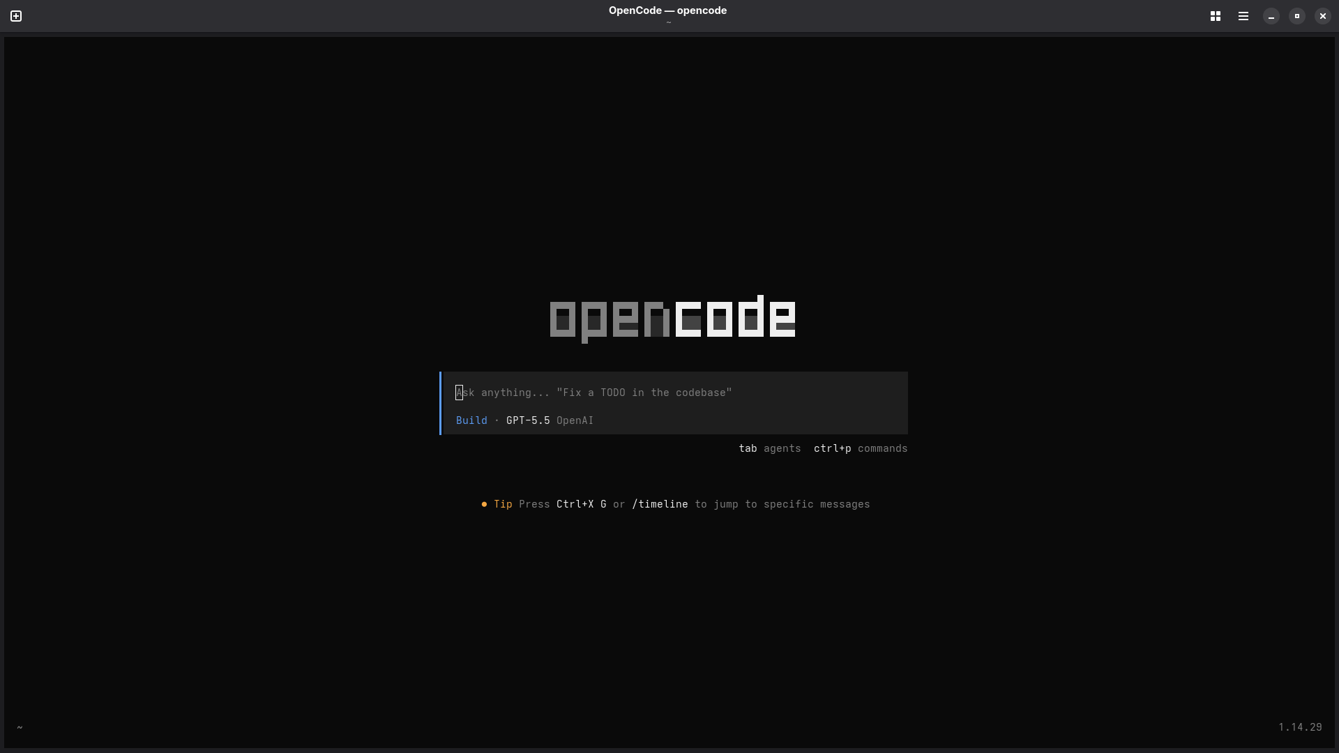 OpenCode Home
